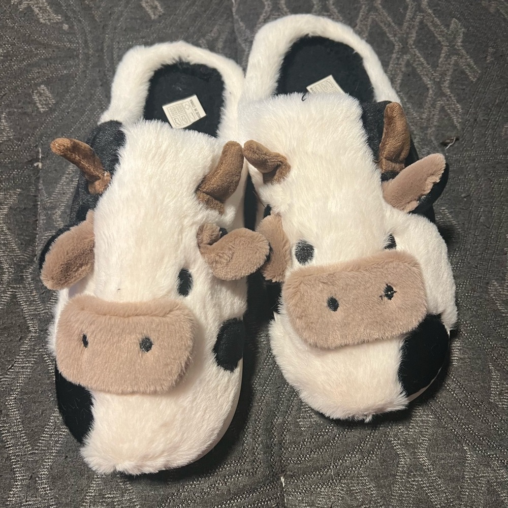 Cow Slippers